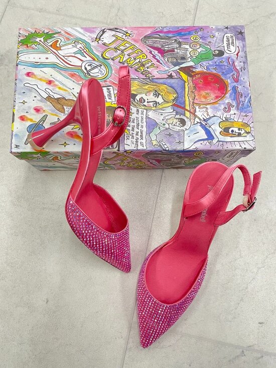 Jeffrey Campbell Shoes - Jeffrey Campbell Zivote Slingback Women's Pump In Pink Combo